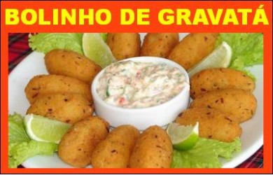 BOLINHO DE GRAVATÁ